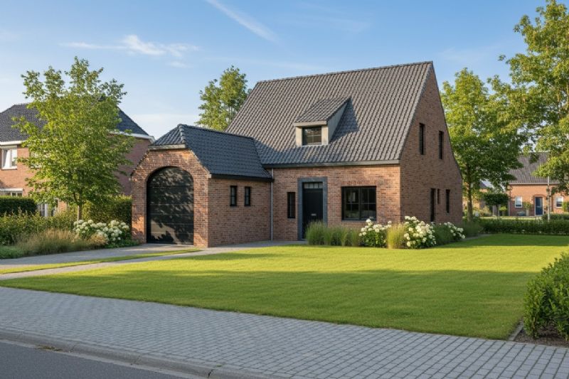 Nieuw te bouwen alleenstaande woning te Dendermonde.